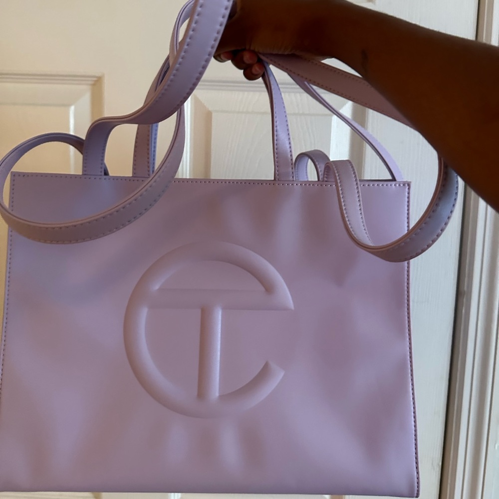 Telfar Lavender Crossbody Bag